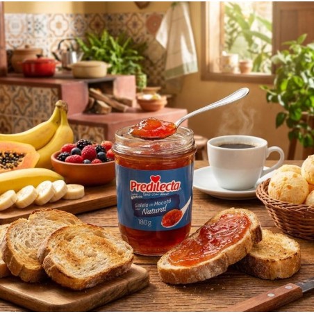 PREDILECTA, Geléia de Mocotó, natural vitaminada 180g