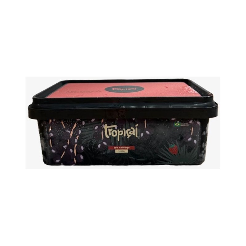 TROPICAI, Açaí Guaraná + Morango 1l