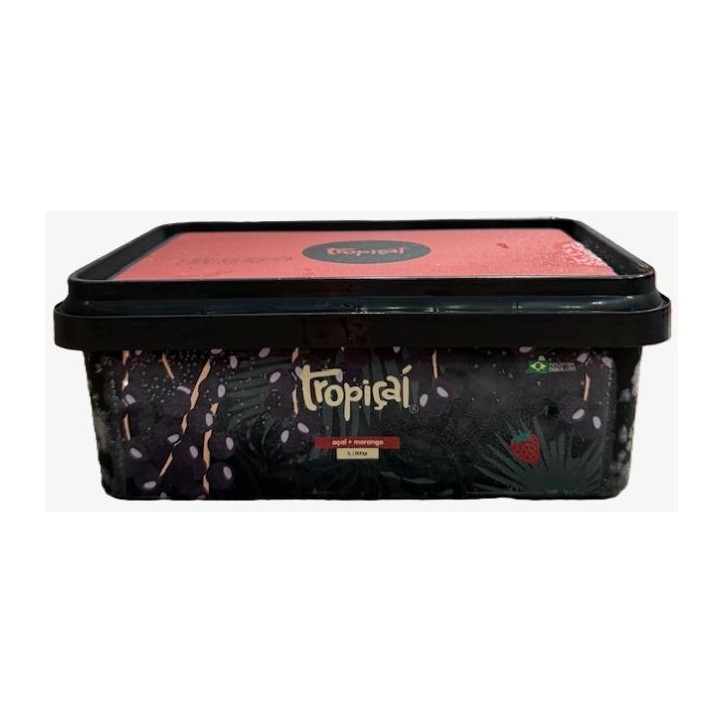TROPICAI, Açaí Guaraná + Morango 1l