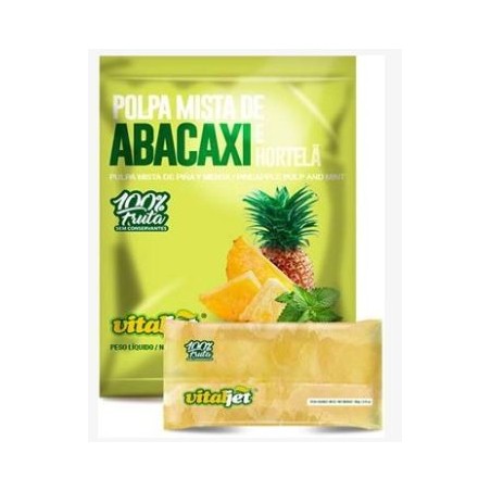 VITAJET, Polpa de Abacaxi com Hortela 4x100g
