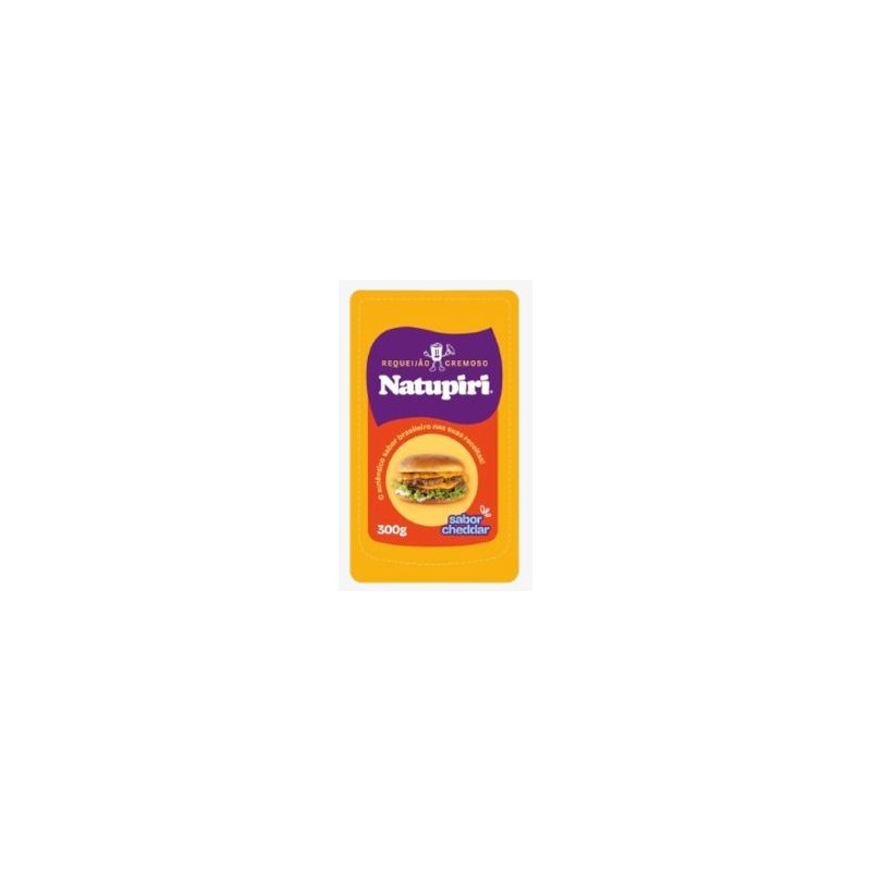Natupiri, Queijo Cremoso Cheddar 300g