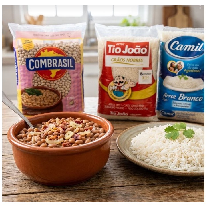 COMBRASIL, Feijao Carioca 1kg COMBRASIL, Feijao Carioca 1kg