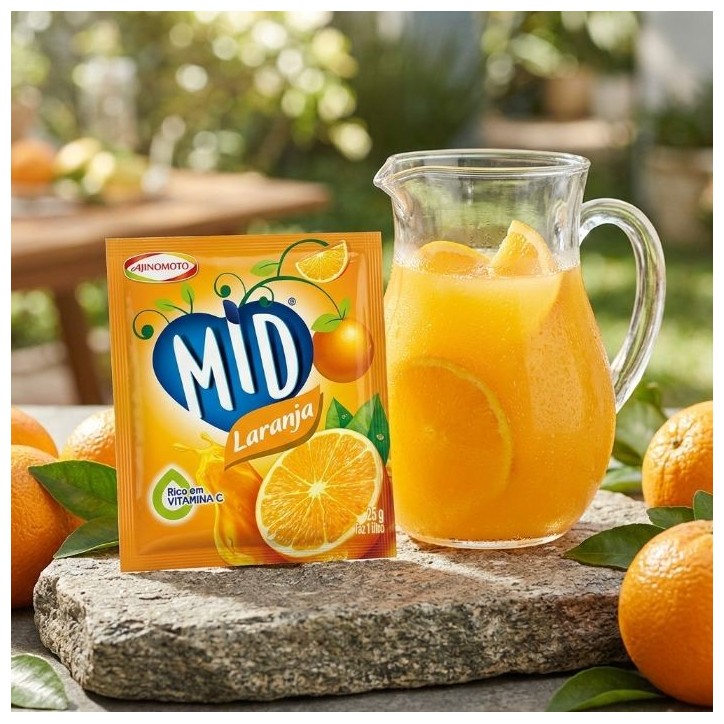 Ajinomoto, Refresco em Pó Sabor Laranja 20g