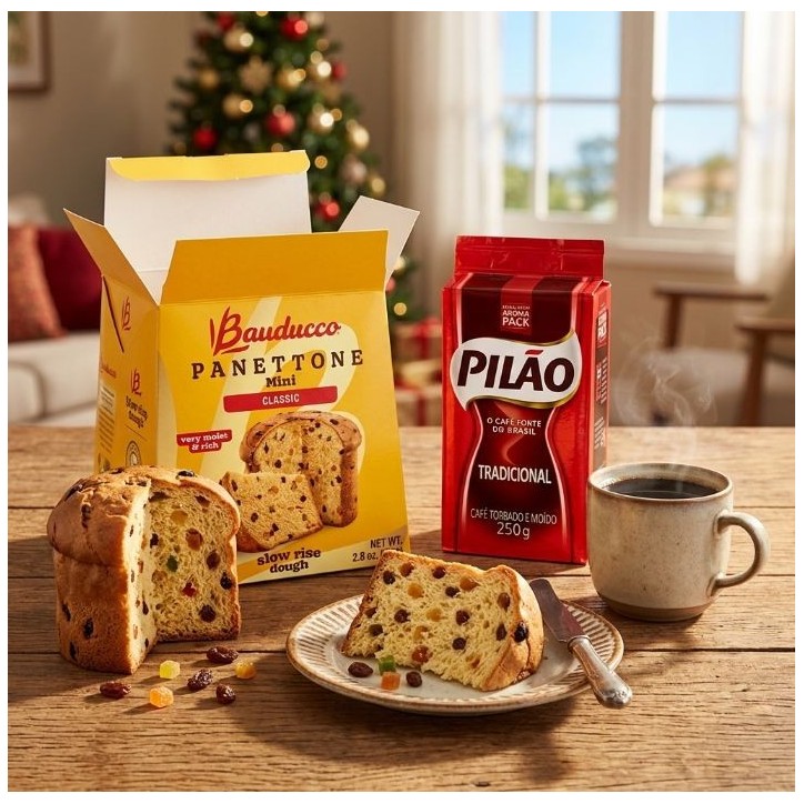 Bauducco, Mini Panettone Classic 80g Bauducco, Mini Panettone Classic 80g