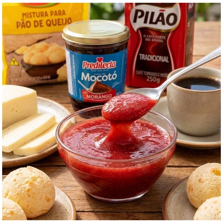 PREDILECTA, Geleia de Mocotó Morango 180g