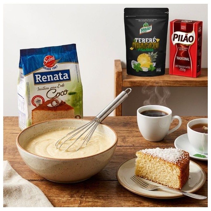 Renata, Mistura para Bolo de Coco, 400g Renata, Mistura para Bolo de Coco, 400g
