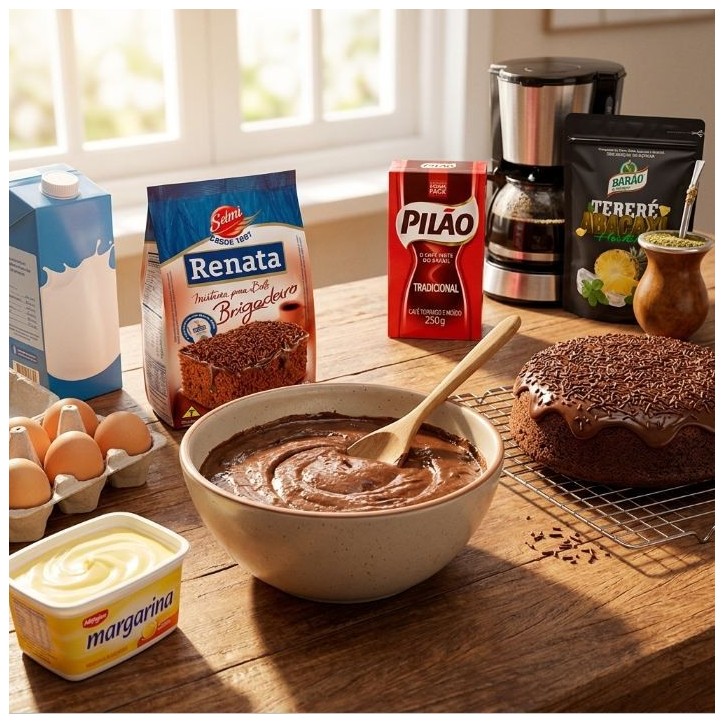 RENATA, Mistura para Bolo de Brigadeiro 400g
