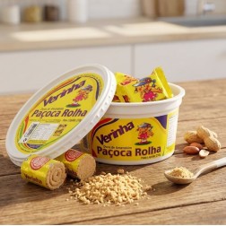 Verinha, Doce de Amendoim Pacoca Rolha 210g