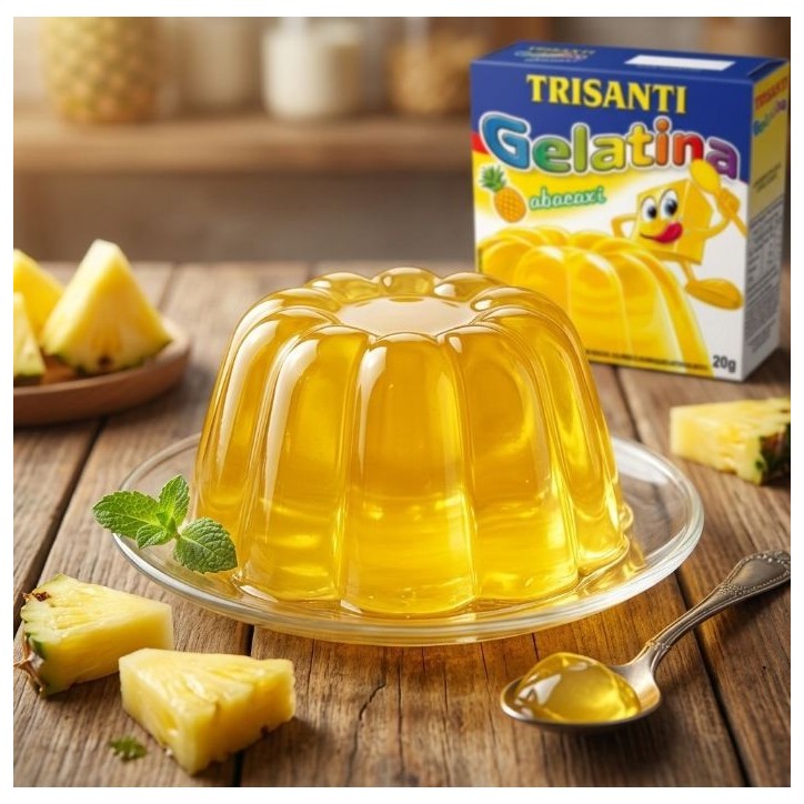 TRISANTI, Gelatina Abacaxi 20g TRISANTI, Gelatina Abacaxi 20g