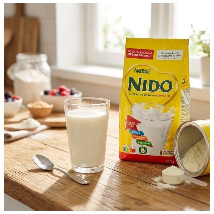 Nestle, Nido Leite em po Gordo Instantaneo 680g