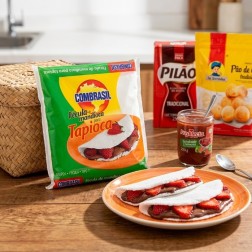 COMBRASIL, Fécula de Mandioca para Tapioca 500g