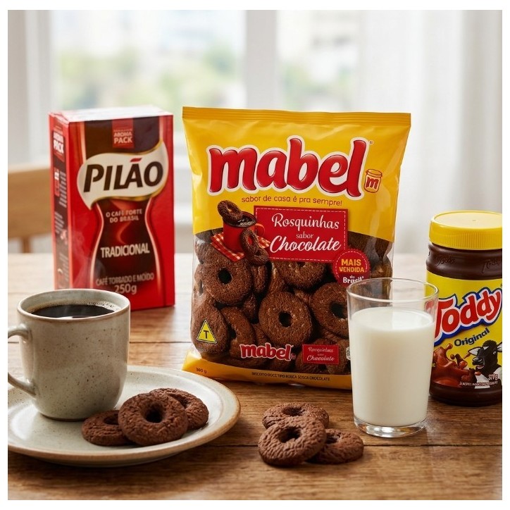 MABEL, Rosquinhas de Chocolate 300g