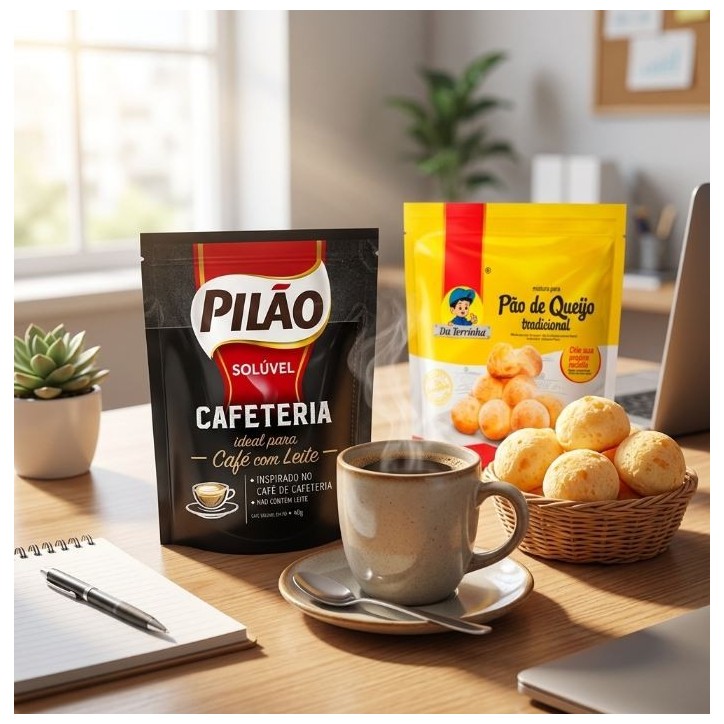 Pilao, Cafe Soluvel em Po Cafeteria 40g Pilao, Cafe Soluvel em Po Cafeteria 40g