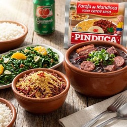 PINDUCA, Farofa de Mandioca Sabor Carne Seca 250g