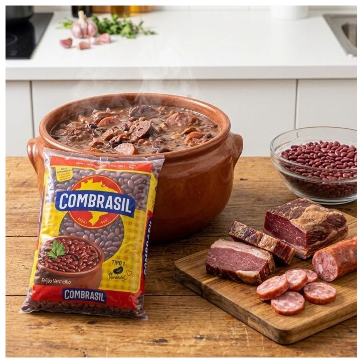COMBRASIL, Feijão Vermelho 1kg COMBRASIL, Feijão Vermelho 1kg