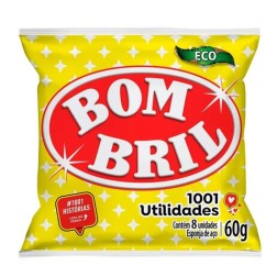 Bombril, Esponja de Aco, Contem 8 Unidades 60g