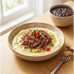 Vapza, Carne Seca Desfiada Cozida ao Vapor sem Gluten 400g