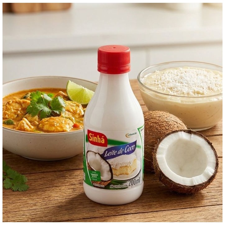 Sinha, Leite de Coco 200ml