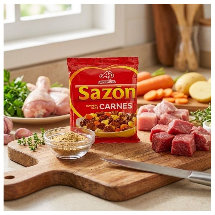 Ajinomoto, Sazon Tempero para Carnes 60g