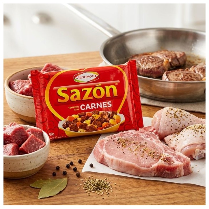 Ajinomoto, Sazon Tempero para Carnes 60g