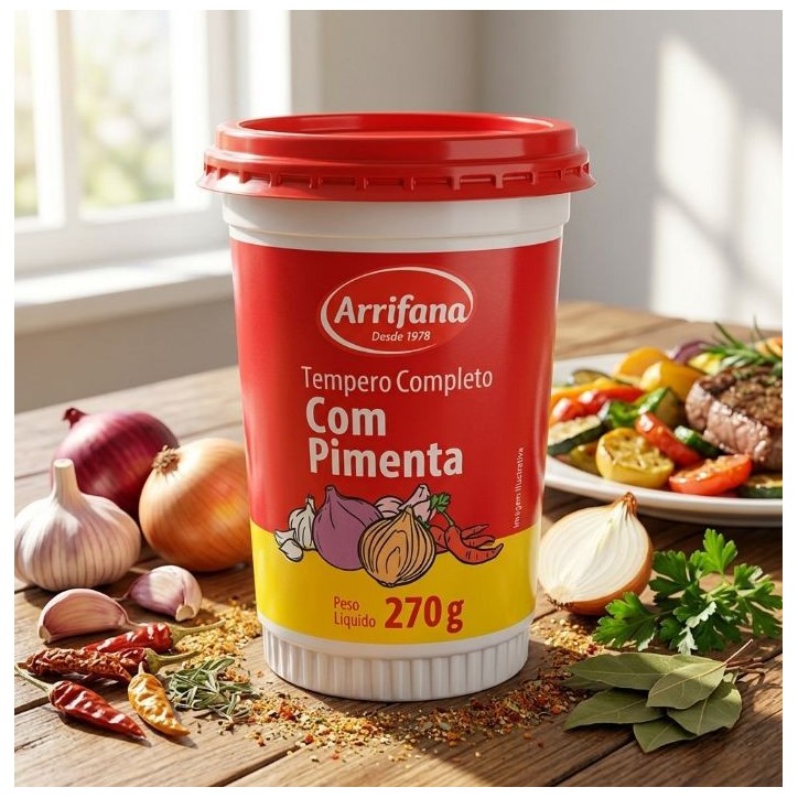 Arrifana, Tempero Completo com Pimenta 270g