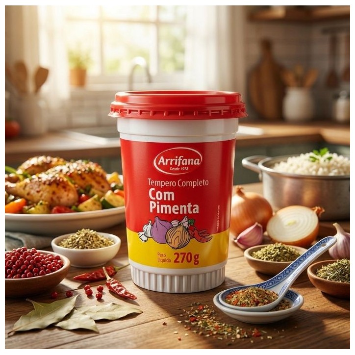 Arrifana, Tempero Completo com Pimenta 270g