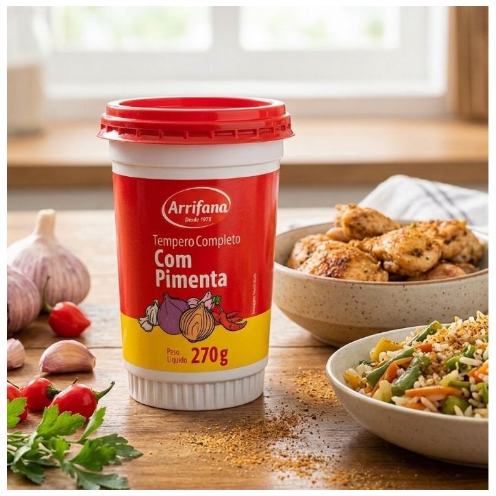 Arrifana, Tempero Completo com Pimenta 270g