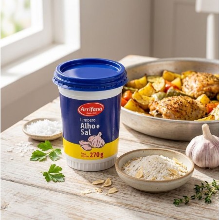Arrifana, Tempero Alho e Sal 270g