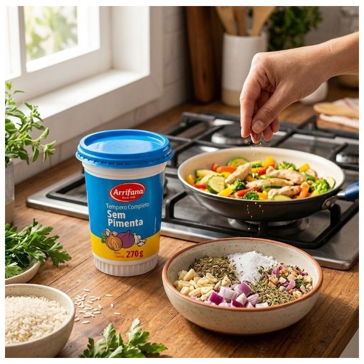 Arrifana, Tempero Completo sem Pimenta 270g