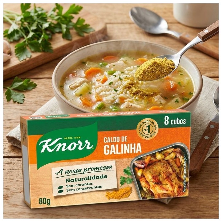 Knorr, Caldo de Galinha 80g