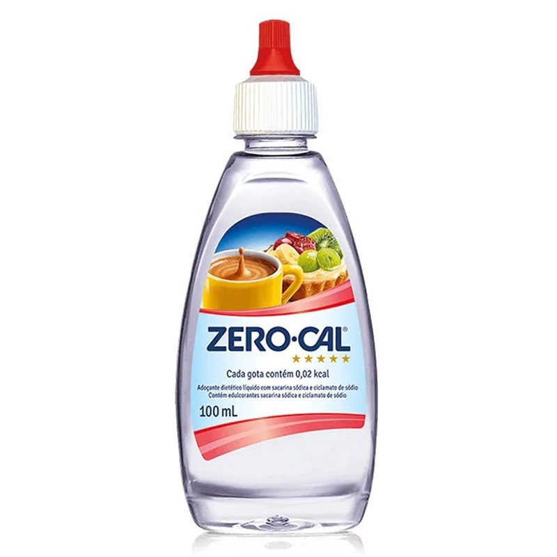 ZERO CAL, Adoçante Líquido 100ml