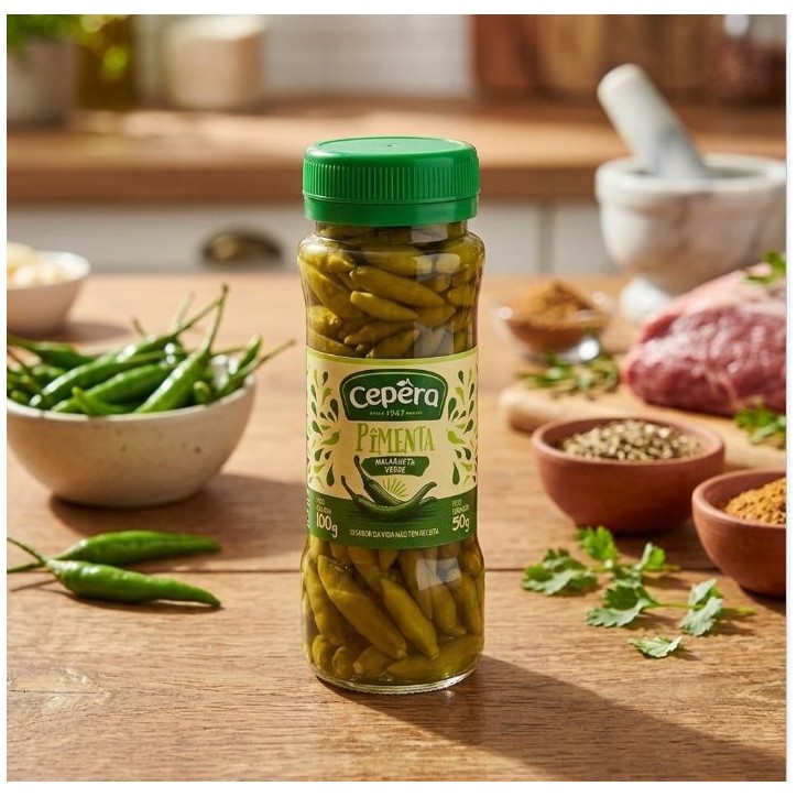 Cepera, Pimenta Malagueta Verde 100g