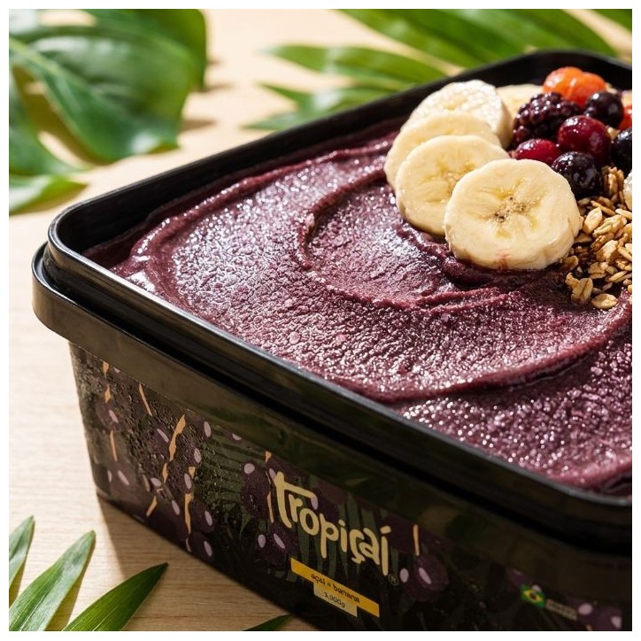 TROPICAI, Açaí com Banana 1l