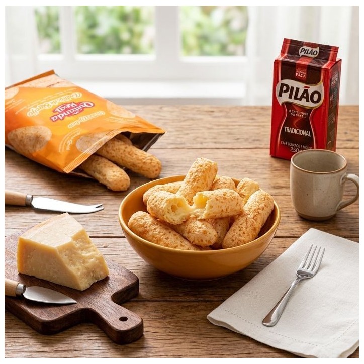 Quitanda Real, Palito de Queijo Grana Padano 500g