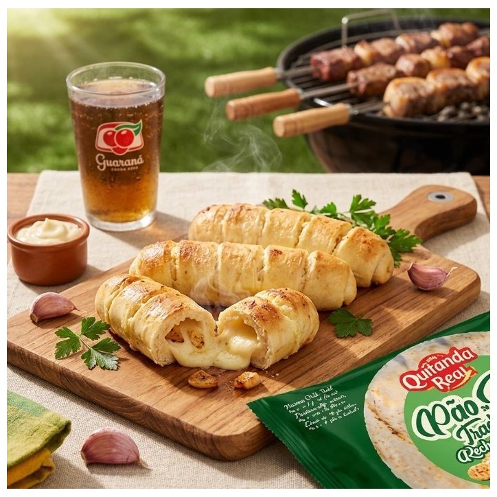 Quitanda Real, Pao de Alho com Queijo 500g