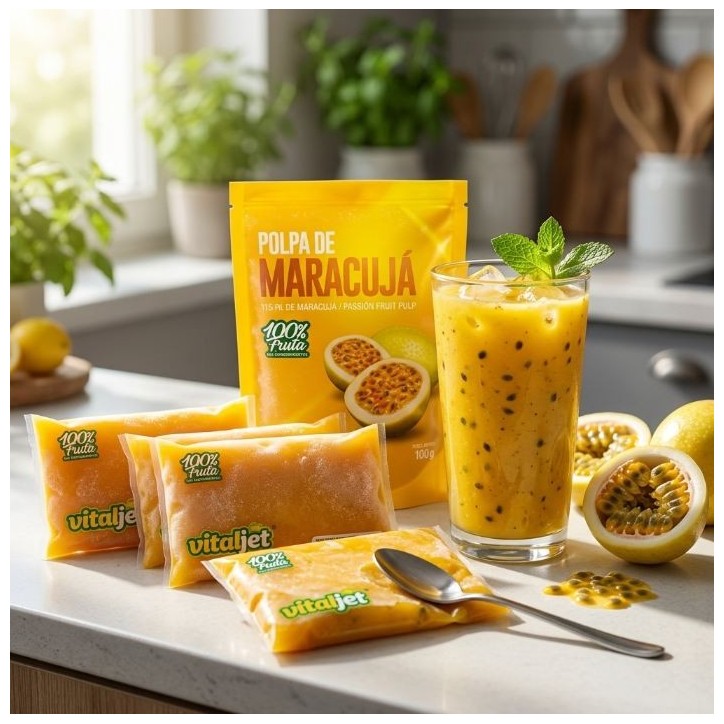 VITAJET, Polpa de Maracuja 4x100g