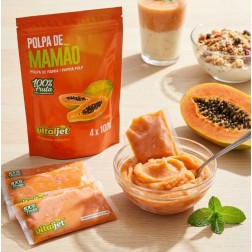 VITAJET, Polpa de Mamao 4x100g