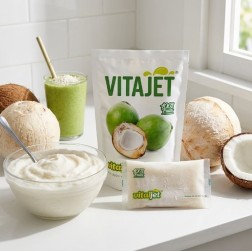 VITAJET, Polpa de Coco 4x100g