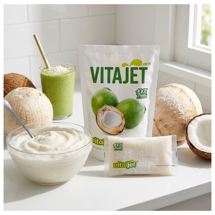 VITAJET, Polpa de Coco 4x100g