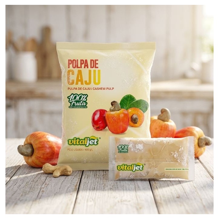 VITAJET, Polpa de Caju 4x100g