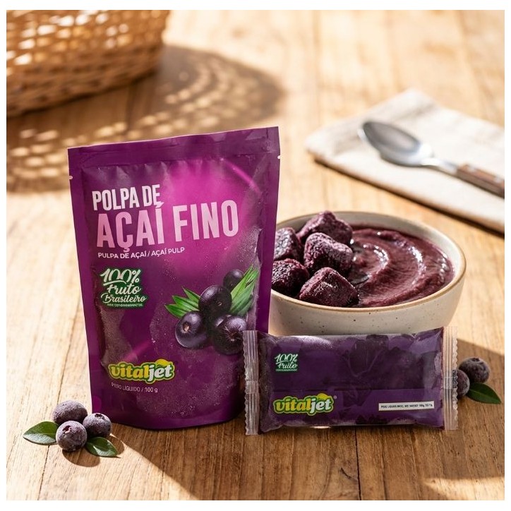 VITAJET, Polpa de Acai 4x100g