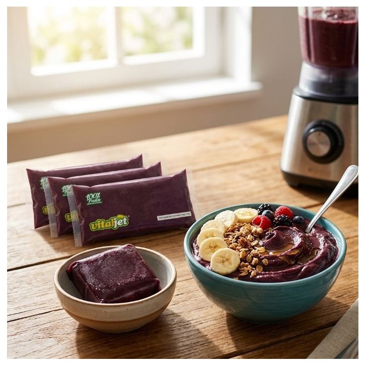 VITAJET, Polpa de Acai 4x100g
