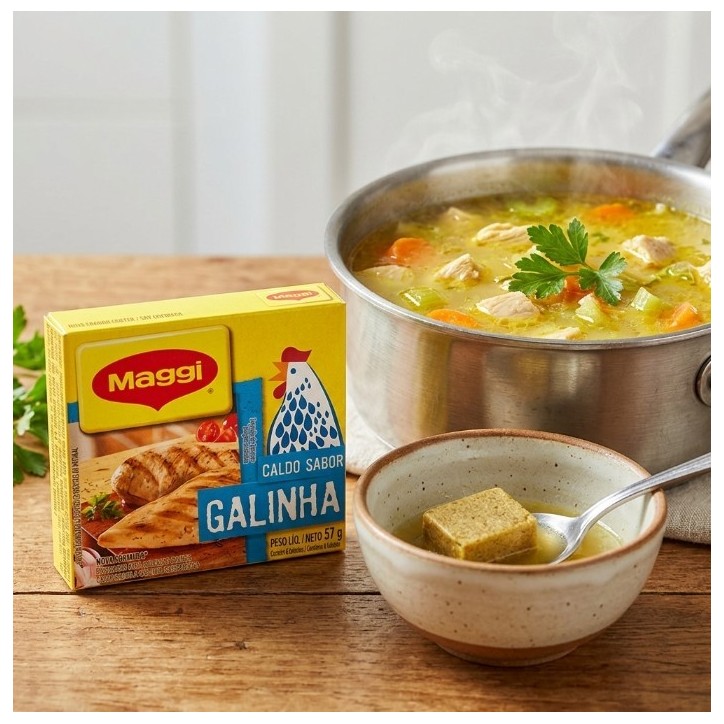 Maggi, Caldo de Galinha 57g Maggi, Caldo de Galinha 57g