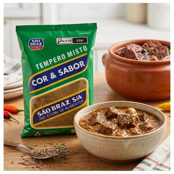 Sao Braz, Tempero Misto com Cominho 100g