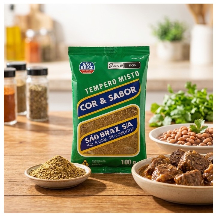 Sao Braz, Tempero Misto com Cominho 100g