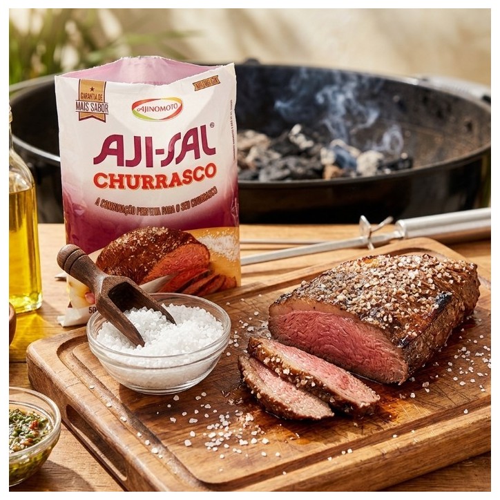 Ajinomoto, Sal Grosso para Churrasco 500g