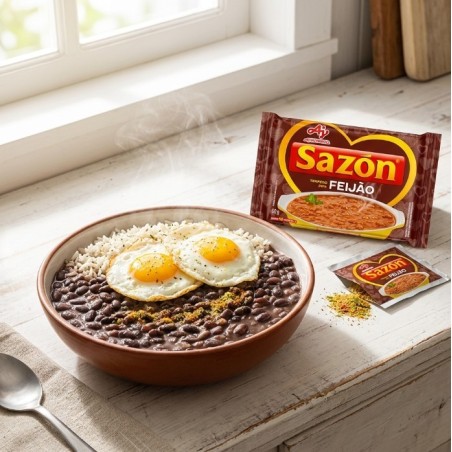 Ajinomoto, Sazon Tempero para Feijao Ovos e Arroz 60g