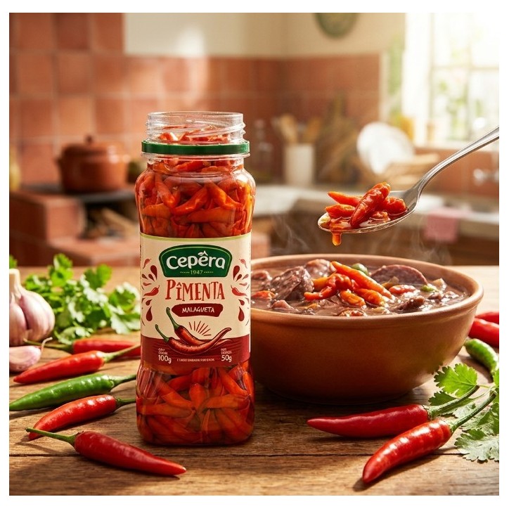 Cepera, Pimenta Malagueta Vermelha 100g