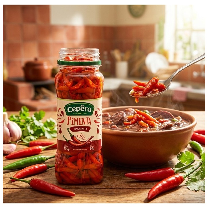 Cepera, Pimenta Malagueta Vermelha 100g