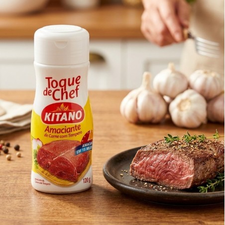 Kitano, Toque de Chef Amaciante de Carne com Tempero 120g
